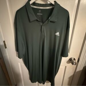 Adidas Men's Polo Shirt in Forest Green